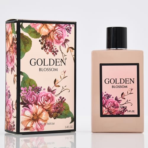 Lovali Golden Blossom Eau De Parfum 100ml – Floral Perfume for Women, Long-Lasting, Travel-Friendly