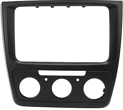 2 Din Car Stereo Dash Kit, ABS Dashboard Radio Installation Panel Replacement for Skoda Yeti 2014, Center Console Trim Frame