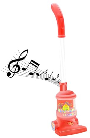 Jouet aspirateur - Aspirateur de Jeu pour , Fonction lumières et Sons, éducatif et interactif | Kit de Nettoyage pour Tout-Petits de 1 à 3 Ans, Maison intérieure