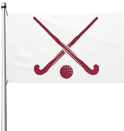 Yard Flaggen Hockey Garten Fahnen Langlebig Außenbanner Lebendige Farbe Hanging Flag Für Karneval Carnaval Haus 90X150 CM