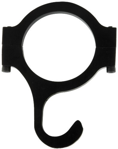 Allstar Performance ALL10229 Helmet Hook, Clamp-On, Aluminum, Black Anodized, 1-3/4 in OD Tube, Each