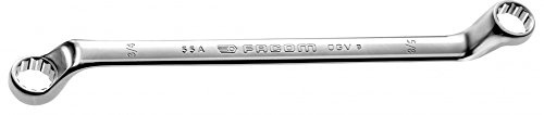 FACOM 55A.1'X1'1/16 Series 55A Inch Offset-Ring Wrench, 1 inch x 1-1/16 inch Size