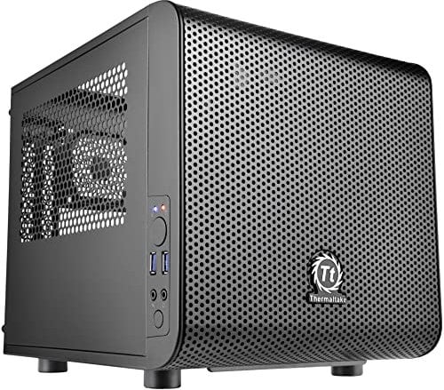 Thermaltake Core V1 Custodia per PC Mini-ATX, 31,6 x 27,6 x 26 cm, Nero
