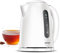 MPM MCZ-85 Elektrischer Wasserkocher, Fassungsvermögen 1,7 Liter BPA frei, Kabellos, 360°-Drehbasis, Anti-Kalkfilter, Automatische Abschaltung, Weiß, 2200W