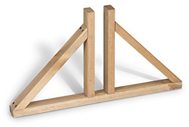 WEIDENPROFI Holz Standfuß für Raumteiler, Aufsteller für Paravent Modell ELEGANT, Einschub für 3 cm Rahmen