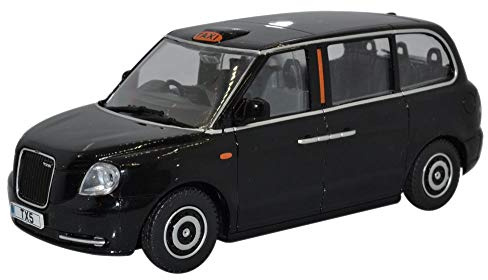 Oxford Diecast 1:43 LEVC TX Electric Taxi Black Collectable model 43TX5001