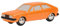 Schuco 450510500 Piccolo VW Scirocco Fahrzeug, Orange