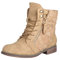 Elara Bottines Femme Bottes de Travail Chunkyrayan B9812-KB-Khaki-39