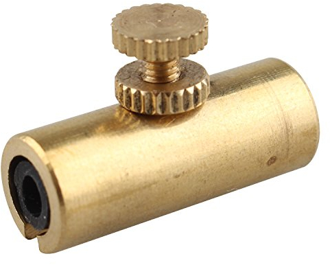 Futheda Verstellbarer Cello Wolf Tonentferner Dämpfer Instrument Unterdrücker Rohr Eliminierung in goldenem Messing