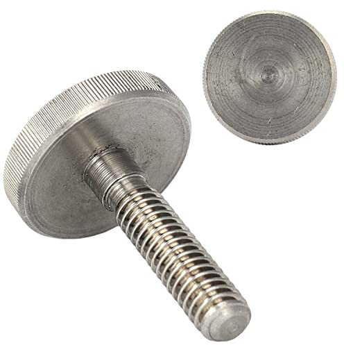 OPIOL QUALITY® Rändelschrauben DIN 653 niedrige Form M6 aus Edelstahl A2 V2A (4 Stück) Daumenschrauben Handschraube Rändelschraube Zierschrauben Schrauben Rostfrei