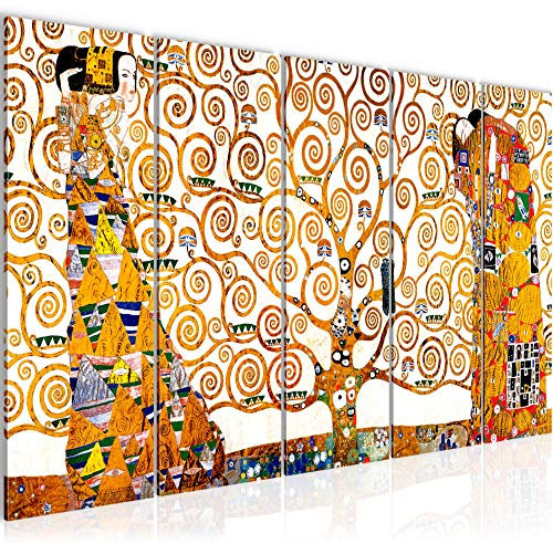 Runa Art Quadro Gustav Klimt Albero Della Vita Stampa D'Arte Tela Non Tessuta Decorazione Murale Soggiorno Camera Da Letto 700056a