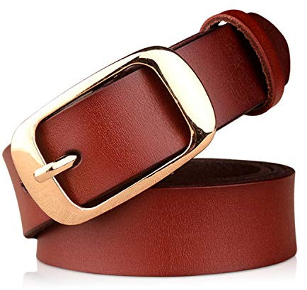 DORRISO Elegante Cinture Donna Cintura Pelle Elastica Cinture per Vestito Jeans Pantaloni Viaggio Casual Cintura 105CM 110CM 115CM