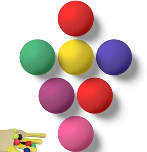 W4W Beach Paddle Ball replacement balls – Extra Balls for Pro Kadima & Smashball Racket (Set of 7 Balls)