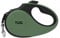 TUG 360° Tangle-Free Retractable Dog Lead for Up to 25 kg Dogs | 5 m Strong Nylon Tape/Ribbon | One-Handed Brake, Pause, Lock (Medium, Green)