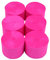 ANCLLO 6 Rollos de Papel crepé de 4,5 cm x 25 m, serpentinas para Colgar Decoraciones para Fiestas de cumpleaños, Bodas y Festivales (Rosa Rojo)