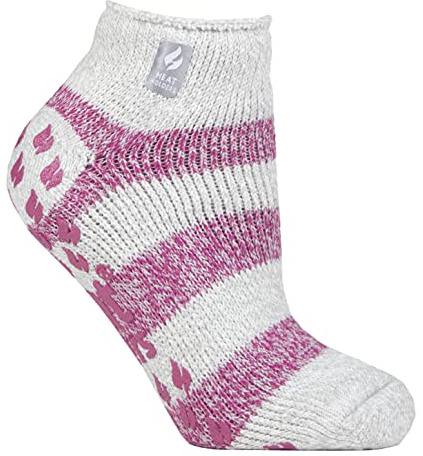HEAT HOLDERS Damen Socken Kurz Warm Quarter Füßlinge Socken | Kurz Thermosocken Sneaker mit ABS