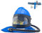 Sandblaster Helmet Safe Air Feed Sandblast Helmet with Shoulder Protective Sand Blast Hood Protector for Sandblasting Equipped with A Sandblaster Thermostat