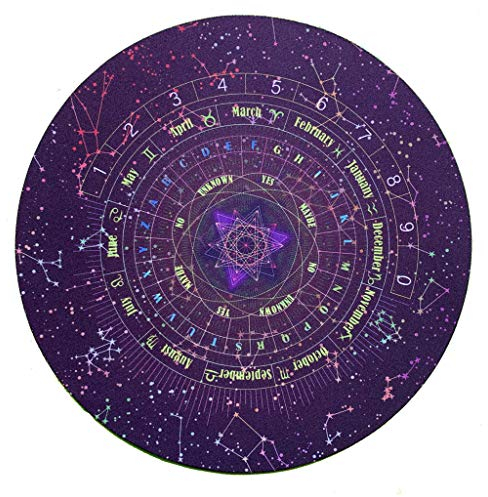 BOBEINI Runde Pendel Wahrsagerei Tischdecke Tarots Karte Pad Runen Altar Tischdecke