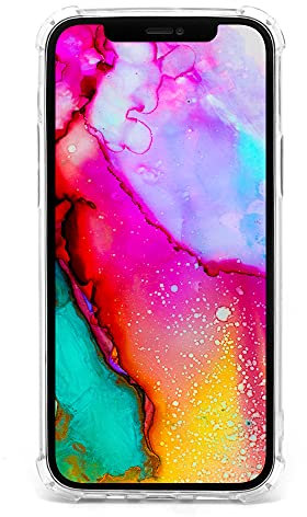 GANAN Coque Compatible avec iPhone 13 Pro, Étui de Protection Bumper Antichoc, Transparente