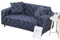Dioche Elastischer Sofabezug für 1/2/3/4-Sitzer, Universeller Waschbarer Stretch-Sofabezug, Sofabezugsschutz für Haustiersofa (Blaue Streifen)(4 Posti 235-300cm)