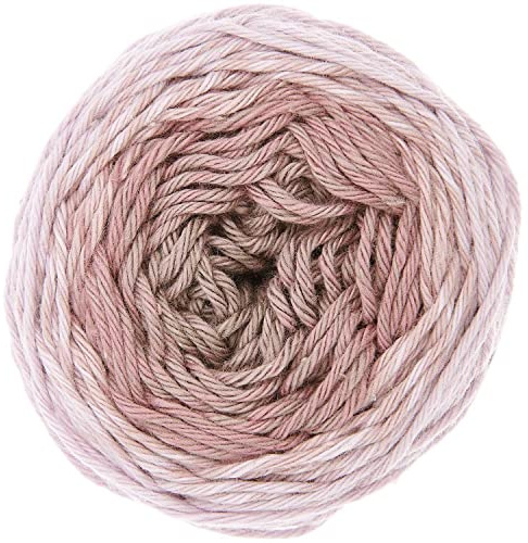 Ricorumi Spin Spin 50 g Colour 7 Gradient Mauve Fine Cotton for Crocheting Amigurumi Figures from the New Ricorumi Books