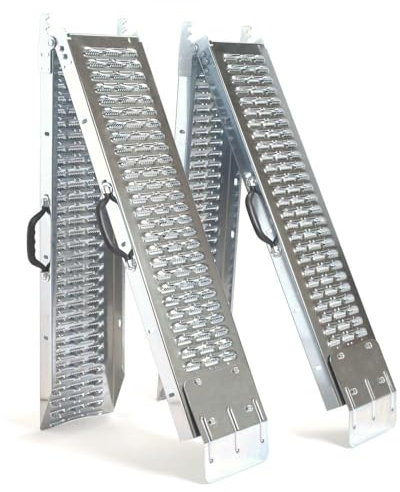 Rampe de chargement pliable en acier - Par 2