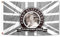 152 x 91 cm schwarze und weiße Königin Flagge – In Memoriam Her Majesty Queen Elizabeth II Flagge, Platin Jubiläum 2022 Union Jack Flagge Trauer Königin Elizabeth II Flagge Banner Britische Flagge