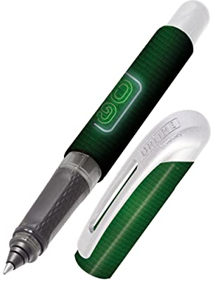 Online Tintenpatronen-Rollerball College Game Over, für Rechtshänder und Linkshänder, ergonomisches Griffstück, Roller-Ball, Standard-Tintenpatronen, inkl. Kombipatrone blau 1 Stück (1er Pack)