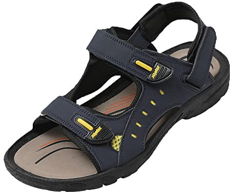 JOMIX Sandales Homme Sandales de Randonnée Sandales Homme d'été Chaussures de Marche Homme pour Extérieur Sport (Marine, 40)