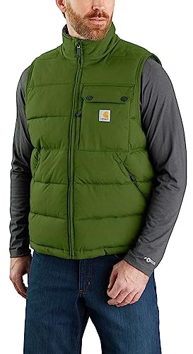 Carhartt Men's Montana Loose Fit Insulated Vest, Chive, S