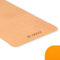 TREXO TPE Kork Yogamatte Maße 61 x 183 cm und 6 mm Dicke orange für Übung zu Hause im Club Pilatesmatte Stretching Gymnastik YM-C01P