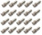 Wexecon 20 ugelli nebulizzatori in ottone, da 6 mm, per sistemi di raffreddamento esterni, paesaggistica, umidificazione dell'aria, irrigazione della serra (senza filtro, 0,15 mm oriente)