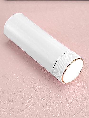 Borraccia termica con infusore sottovuoto da 500 ml/24 ore, in acciaio inox, a doppia parete e senza BPA, per 12 ore di bevande calde, acqua, caffè, latte, bianco, da viaggio (bianco)
