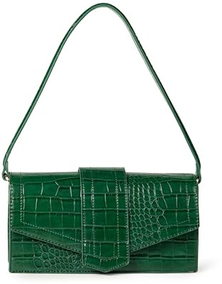 The Drop Damen Safiya Schultertasche mit Überschlag Umhängetasche (1er Pack)