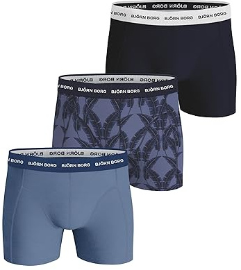 Björn Borg | Bjorn Borg Cotton Stretch Boxer 3P, Boxer Briefs for Men, Multi-Packs Available, Size XL