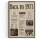 PULSE of HOME Geschenk zum 52 Geburtstag Mann und Frau – Geburtstagsgeschenk für Männer – Back in 1973 Poster im Design Zeitung aus 1973 – Super Geschenke für Männer und Geschenke für Frauen zum 52