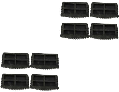 Uonlytech 8 Stk Leiterfußabdeckung Fußkappen Für Möbel Stoßfängerschutz Ersatzleiterfußpolster Stuhlbeinabdeckungen Leiter Beinschutz Ersatz Der Leiterfüße Stehleiter Gummi Zubehör