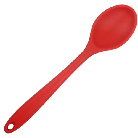 MAGICLULU Silikonlöffel Bratlöffel aus Silikon Reislöffel Suppenkelle Küchengerät Kochgeschirr aus Silikon Lebensmittelqualität Rührlöffel Werkzeug kleiner Löffel Kochlöffel Kieselgel