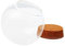 rockible Dôme en verre transparent vitrine d'affichage Cloche en verre boule pot dôme, 20CM