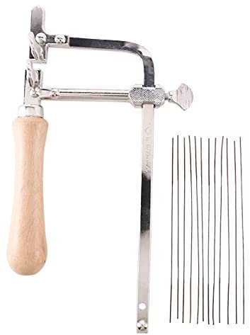 Qiaohome Professional Adjustable Saw Bow Wooden Handle of Jewelry Saw Frame Hand Tools Jeweler'S Saw Frame