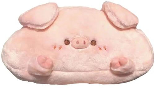 Lpitoy Rosa Schwein Plüsch-bleistiftbeutel, Schreibwarenbeutel, Süßer Studenten-bleistiftbeutel, Plüsch-aufbewahrungsbeutel, Kosmetikbox, Schulbedarf