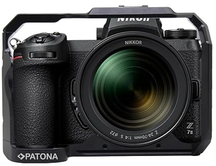 PATONA Premium Cage Käfig kompatibel mit Nikon Kamera Z5, Z6, Z7, Z6II, Z7II Kamerakäfig Schutzrahmen