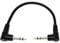 30cm 6.35mm 1/4 TRS Stereo Jack to Jack Plug, Dual Right Angle Patch Cable Lead for Headphones Amplifiers, Music Instruments, Live Events, DJ 1ft