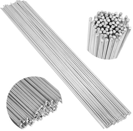 75 Piezas Varillas de Soldadura de Aluminio, 2mm x 30cm Alambre de Soldadura de Aluminio, Arillas de Soldadura de Baja Temperatura, Soldar Varillas Alambre a Baja Temperatura para Soldadores