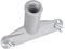 Veemoon Replacement Extension Pole Adapter Broom Head Adapter Replacement Silver Aluminum Alloy Tip for Extension Pole Push Broom Handle Adapter