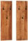 ShGaxin Wandgarderoben 2 STK. 36x3x110 cm Massivholz Akazie, Kleiderhaken, Garderobenpaneel, Gaderobe, Jackenhalter Wand, Flurgarderobe
