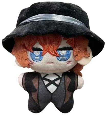 Jiumaocleu Nakahara Chuuya Weiches BSD Wurfkissen, 12 cm, Bungo Stray Dogs, weiche Figur, Umarmungskissen, Schultaschen-Anhänger, Charm, hängende Dekoration, Weihnachtsgeschenke