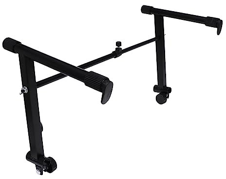 JEWEDECO Height-adjustable Electronic Piano Stand Piano Stand Tier Attachment for Electronic Instruments Random Style