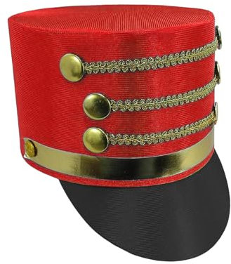 Nussknacker Cosplay Hut - Spielzeug Soldat Hut | Kreatives Nussknacker Hutspielzeug | Soldat Band Major Cosplay Accessoire Hut | Erwachsenenkostüm Nussknacker Hut Spielzeug | Nussknacker Hut