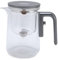 Tetera Vidrio Separación Agua sin Esfuerzo, 600 Ml té de Vidrio Magnético Transparente con Infusor y Tapa para Amantes del té Home Office Brew